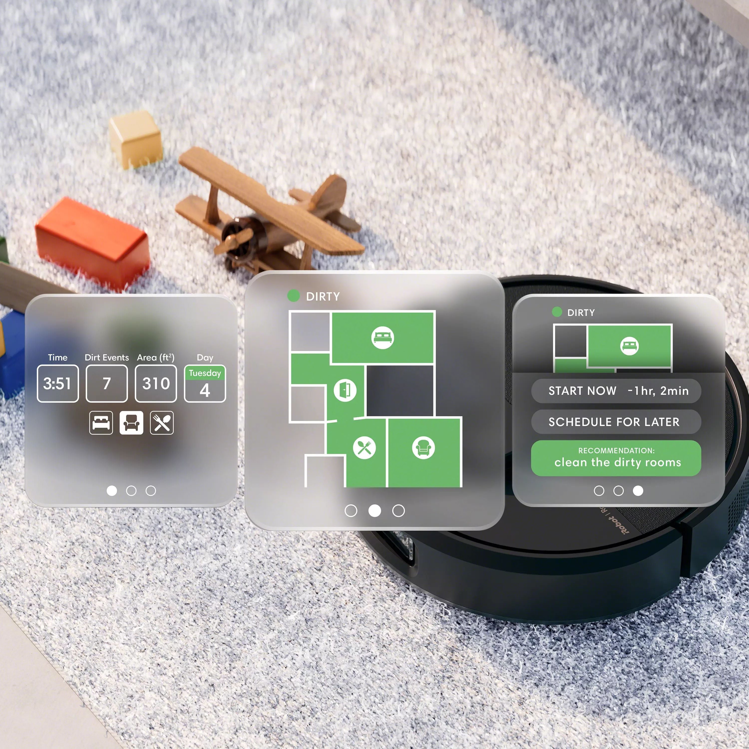 Roomba® Plus 505 Combo Robot + AutoWash™ Dock - Black
